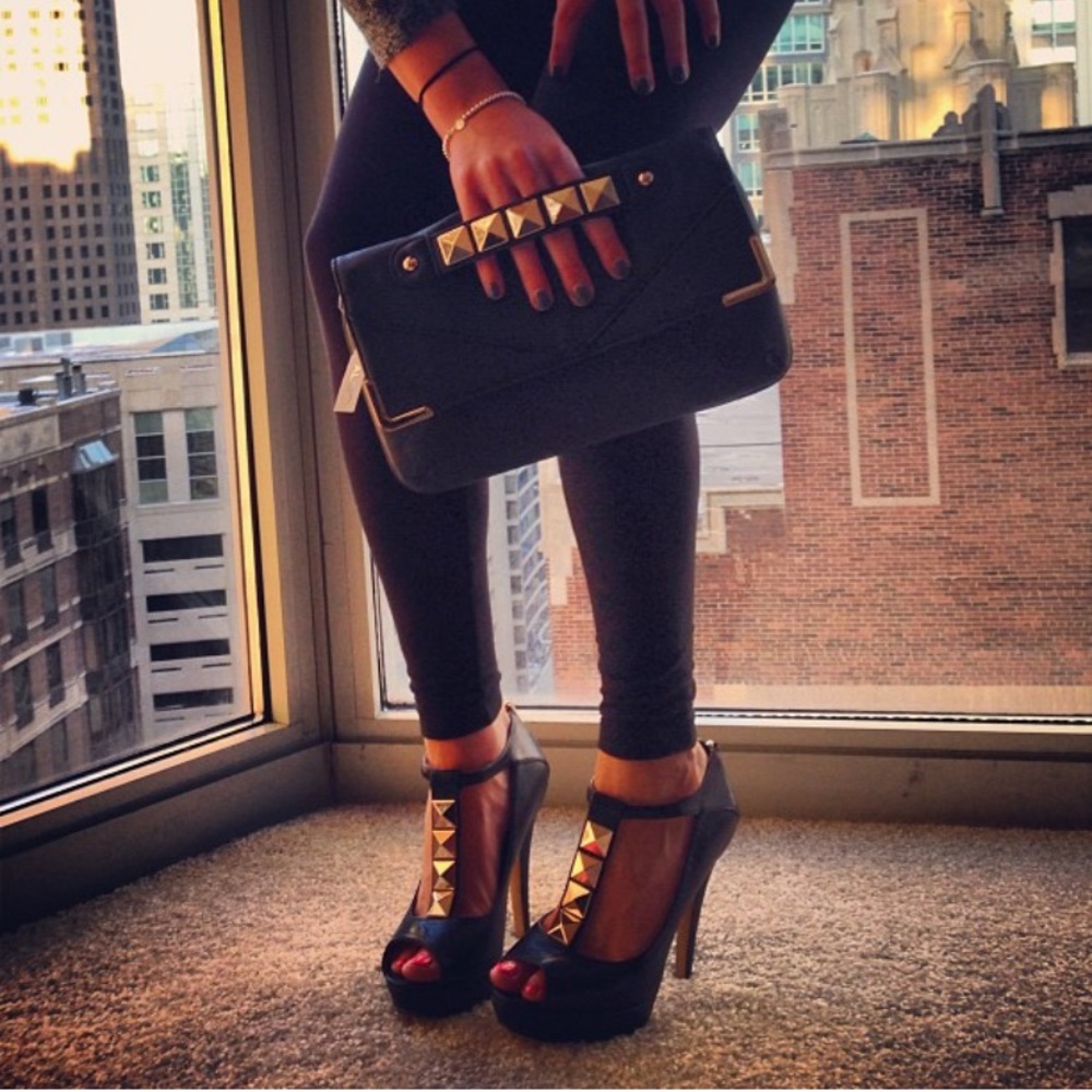 Black heels